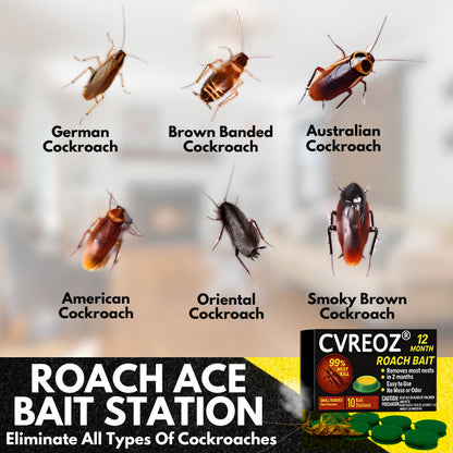 Cvreoz® QuikCatch Killer RoachAce Bait Station