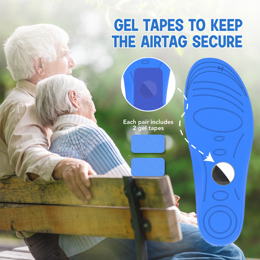 Airtag Holder Insoles for Kids and Eldery